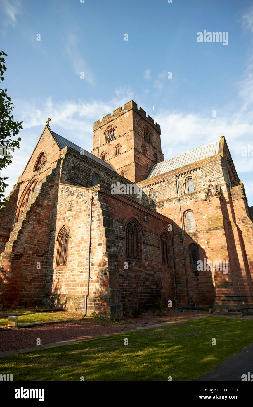 Cathedral Church of the Holy and undivided trinity known as Carlisle cathedral Carlisle Cumbria England UK Stock Photo