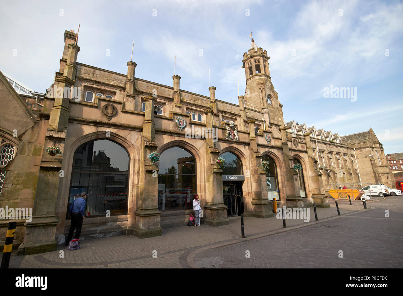Carlisle railway station Cumbria England UK Stock Photo