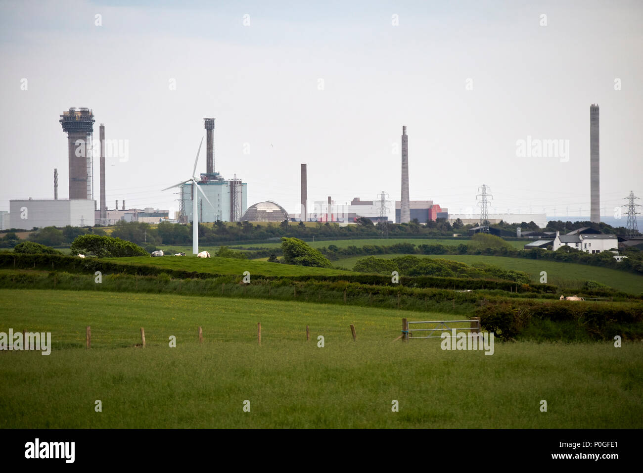 Sellafield nuclear fuel reprocessing and nuclear site