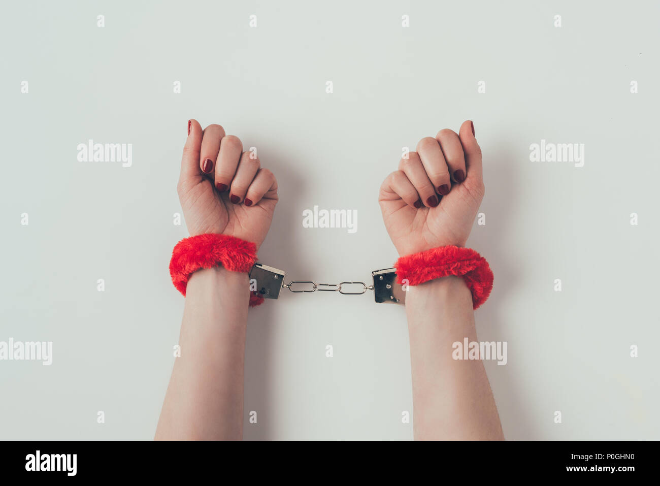 Fluffy handcuffs hires stock photography and images Alamy