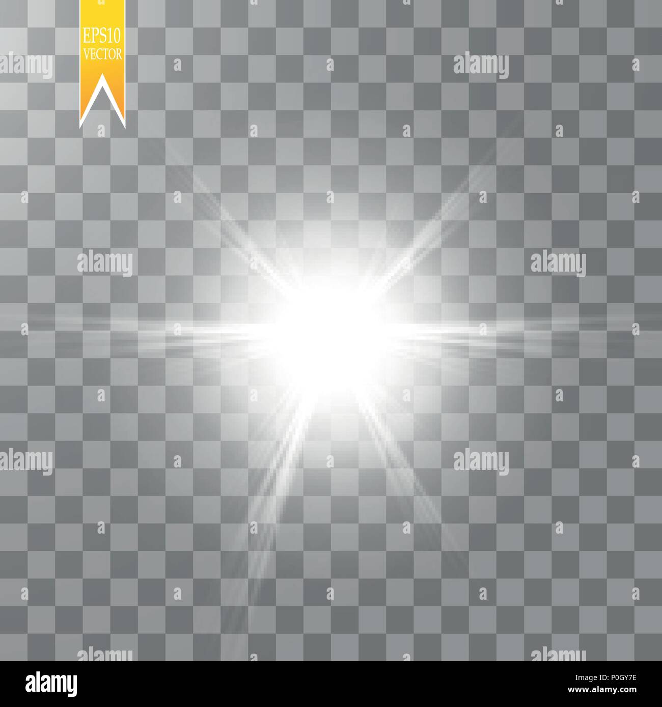 Sun isolated on transparent background. Vector illustration Stock ...