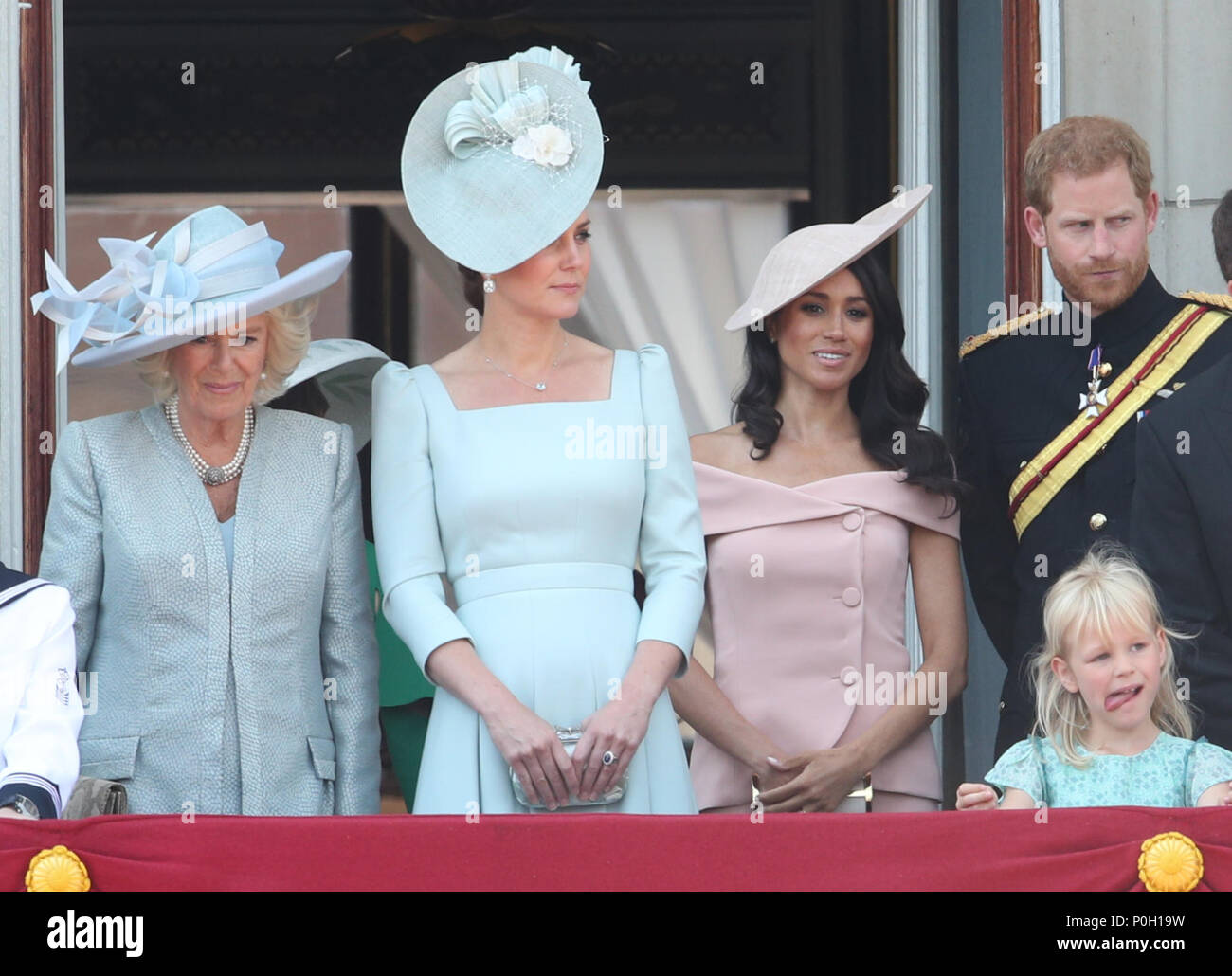 Left To Right Duchess Of Cornwall Duchess Of Cambridge And The