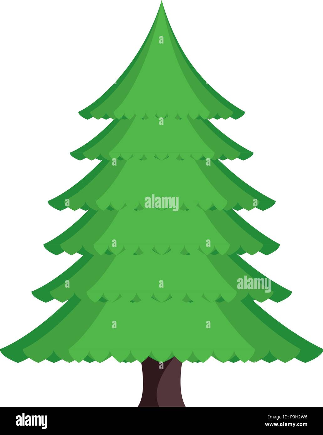 pine tree isolated icon vector illustration design Stock Vector Image ...
