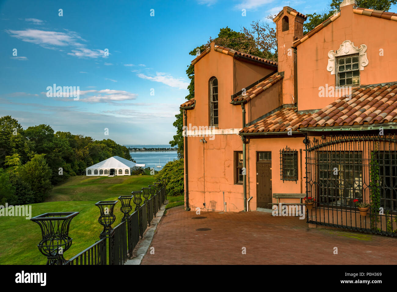 Centerport, New York, USA October 6, 2017 The Vanderbilt Mansion in Centerport, Long Island