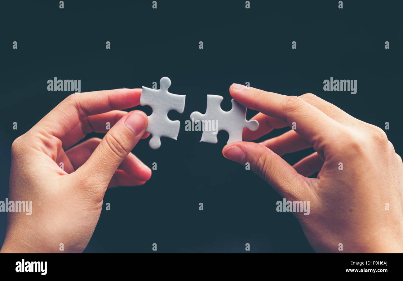 Business solutions, success and strategy concept. Businessman hand ...