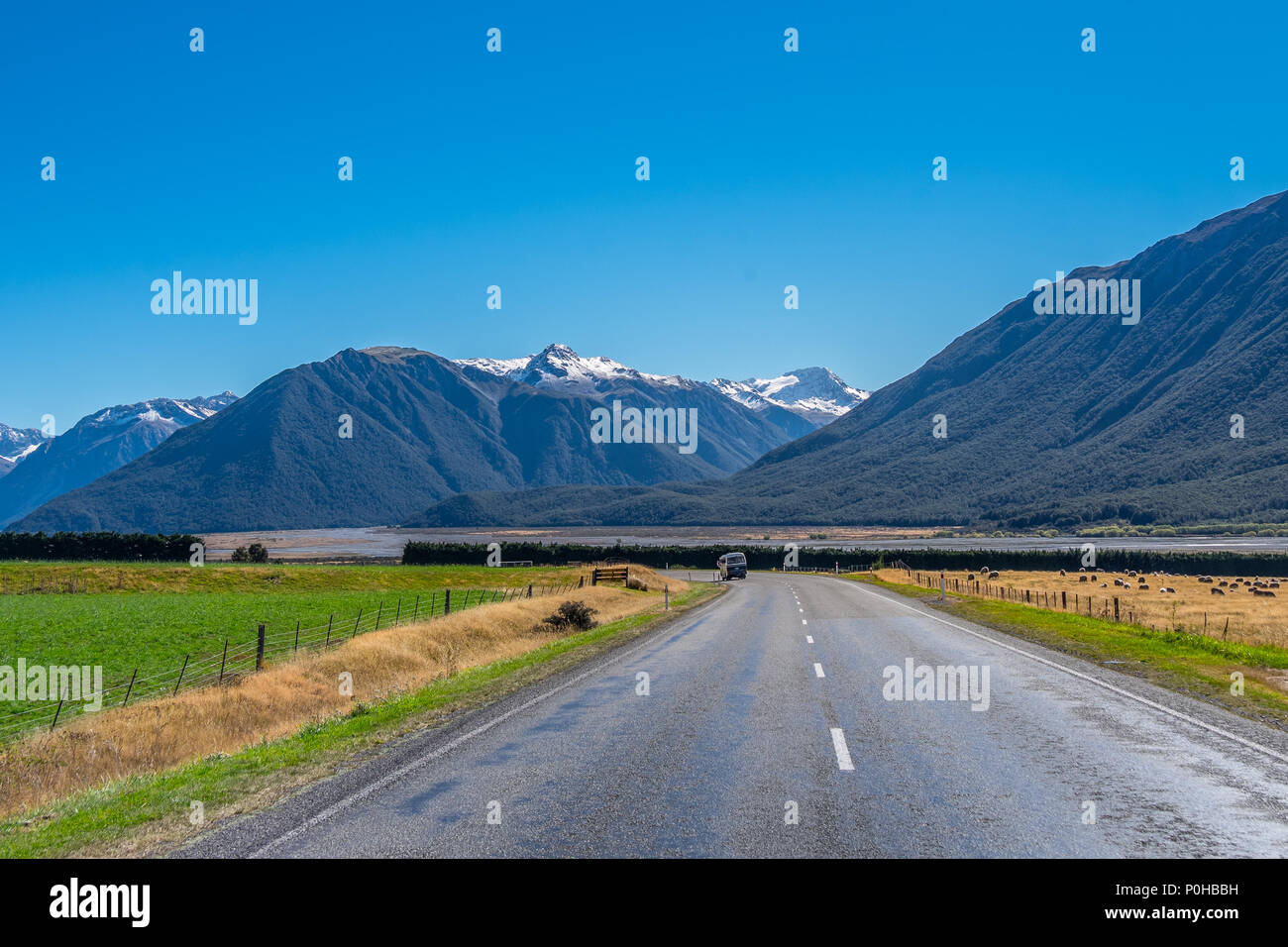 Highway 73, Arthur pass national park, New Zealand Stock Photo Alamy