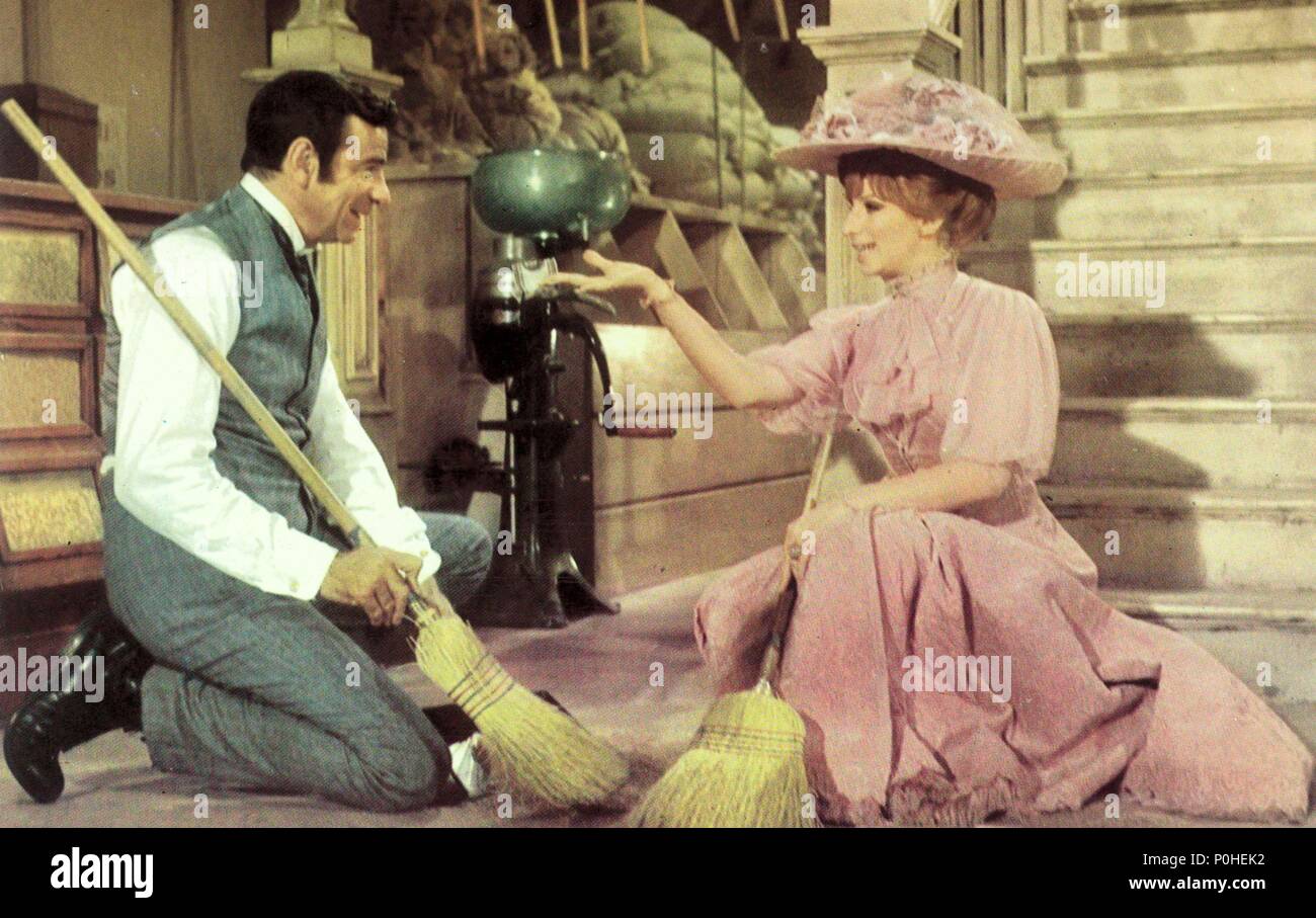 Original Film Title: HELLO, DOLLY!.  English Title: HELLO, DOLLY!.  Film Director: GENE KELLY.  Year: 1969.  Stars: BARBRA STREISAND; WALTER MATTHAU. Credit: 20TH CENTURY FOX/CHENAULT PRODS. / Album Stock Photo