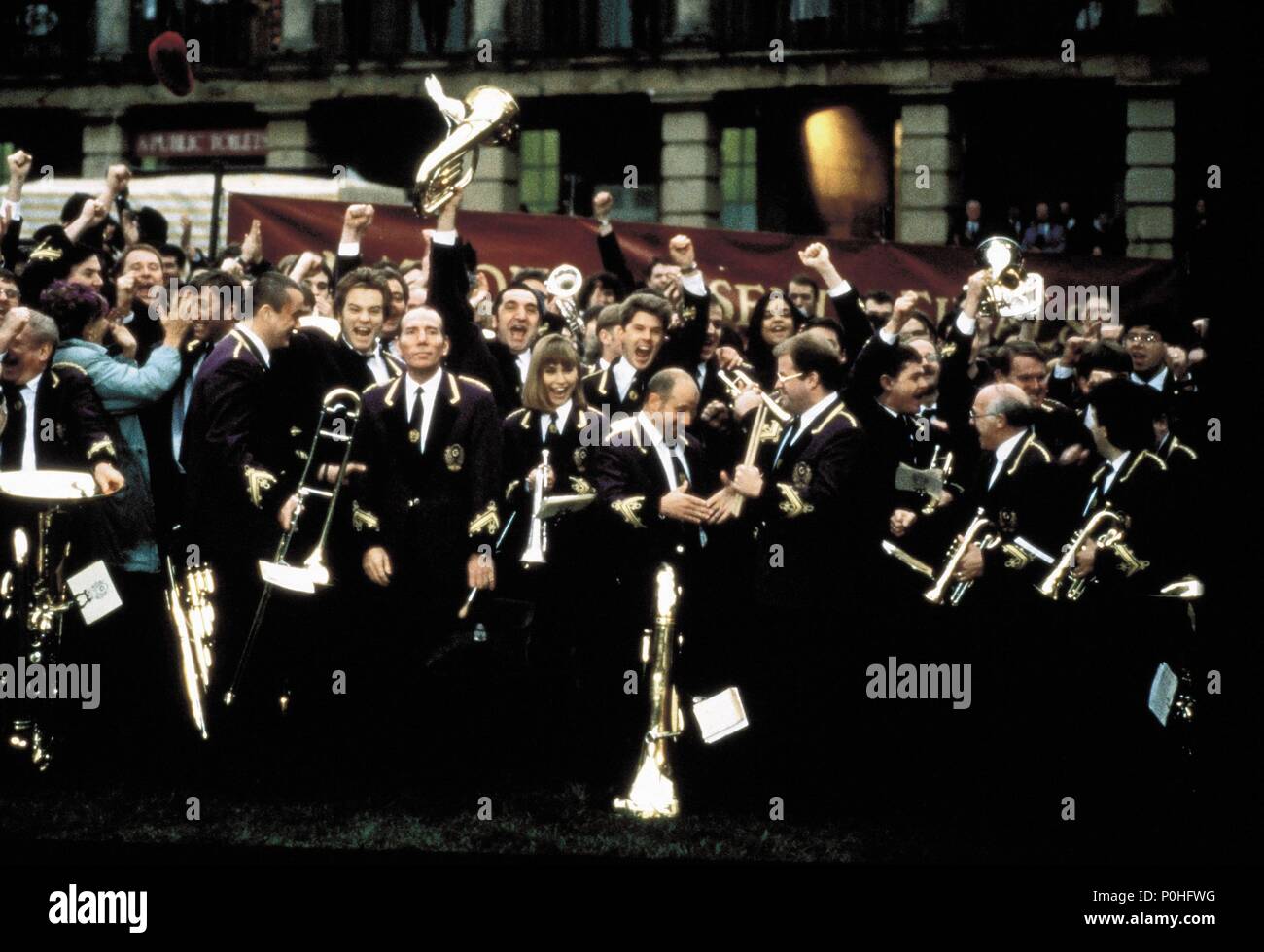 Original Film Title: BRASSED OFF.  English Title: BRASSED OFF.  Film Director: MARK HERMAN.  Year: 1996. Copyright: Editorial inside use only. This is a publicly distributed handout. Access rights only, no license of copyright provided. Mandatory authorization to Visual Icon (www.visual-icon.com) is required for the reproduction of this image. Credit: MIRAMAX / Album Stock Photo
