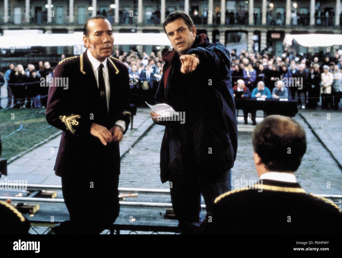 Original Film Title: BRASSED OFF.  English Title: BRASSED OFF.  Film Director: MARK HERMAN.  Year: 1996.  Stars: PETE POSTLETHWAITE. Copyright: Editorial inside use only. This is a publicly distributed handout. Access rights only, no license of copyright provided. Mandatory authorization to Visual Icon (www.visual-icon.com) is required for the reproduction of this image. Credit: MIRAMAX / Album Stock Photo