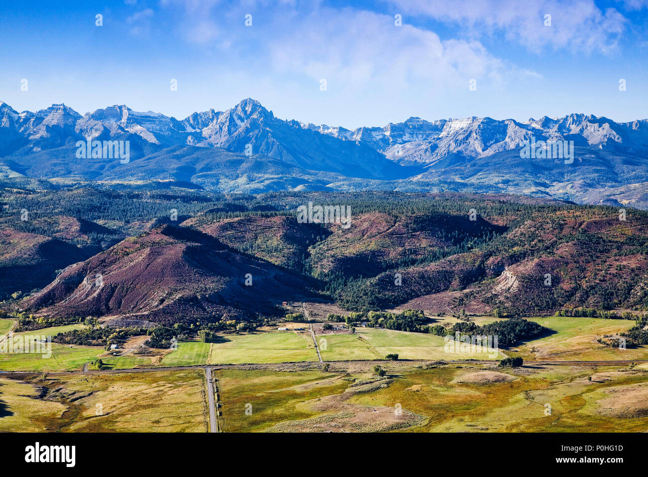 The San Juan Mountains near Telluride, Colorado Stock Photo Alamy