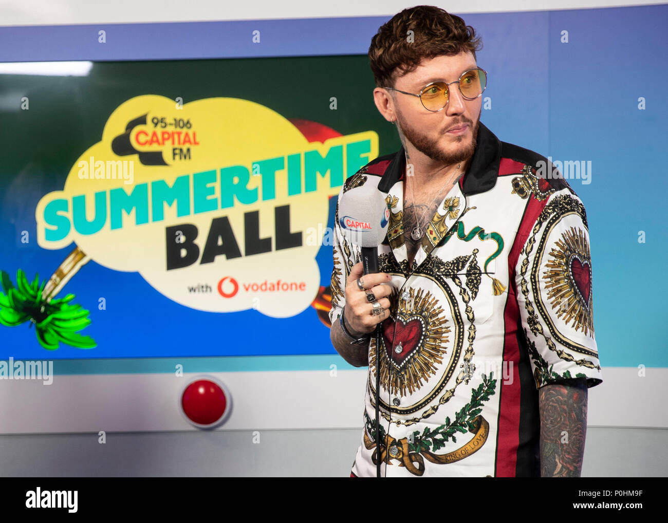 James Arthur In The On Air Studio During Capital S Summertime Ball With Vodafone At Wembley Stadium London Press Association Photo This Summer S Hottest Artists Performed Live For 80 000 Capital Listeners At Wembley James andrew arthur (born 1988) is a british singer and musician who won the ninth series of the x factor in 2012. alamy