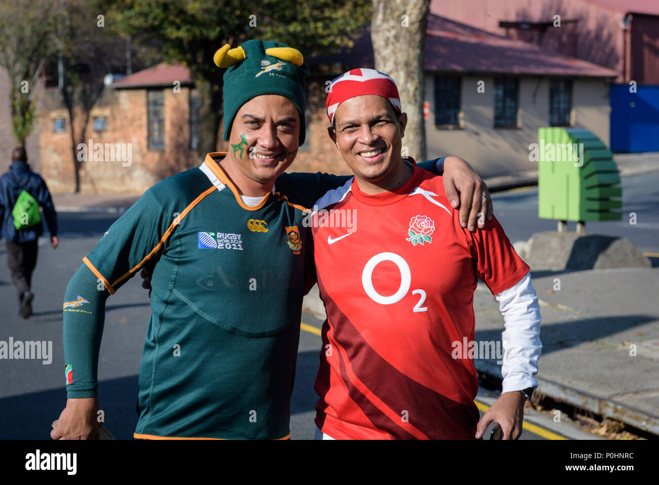 English rugby supporters hi-res stock photography and images - Alamy