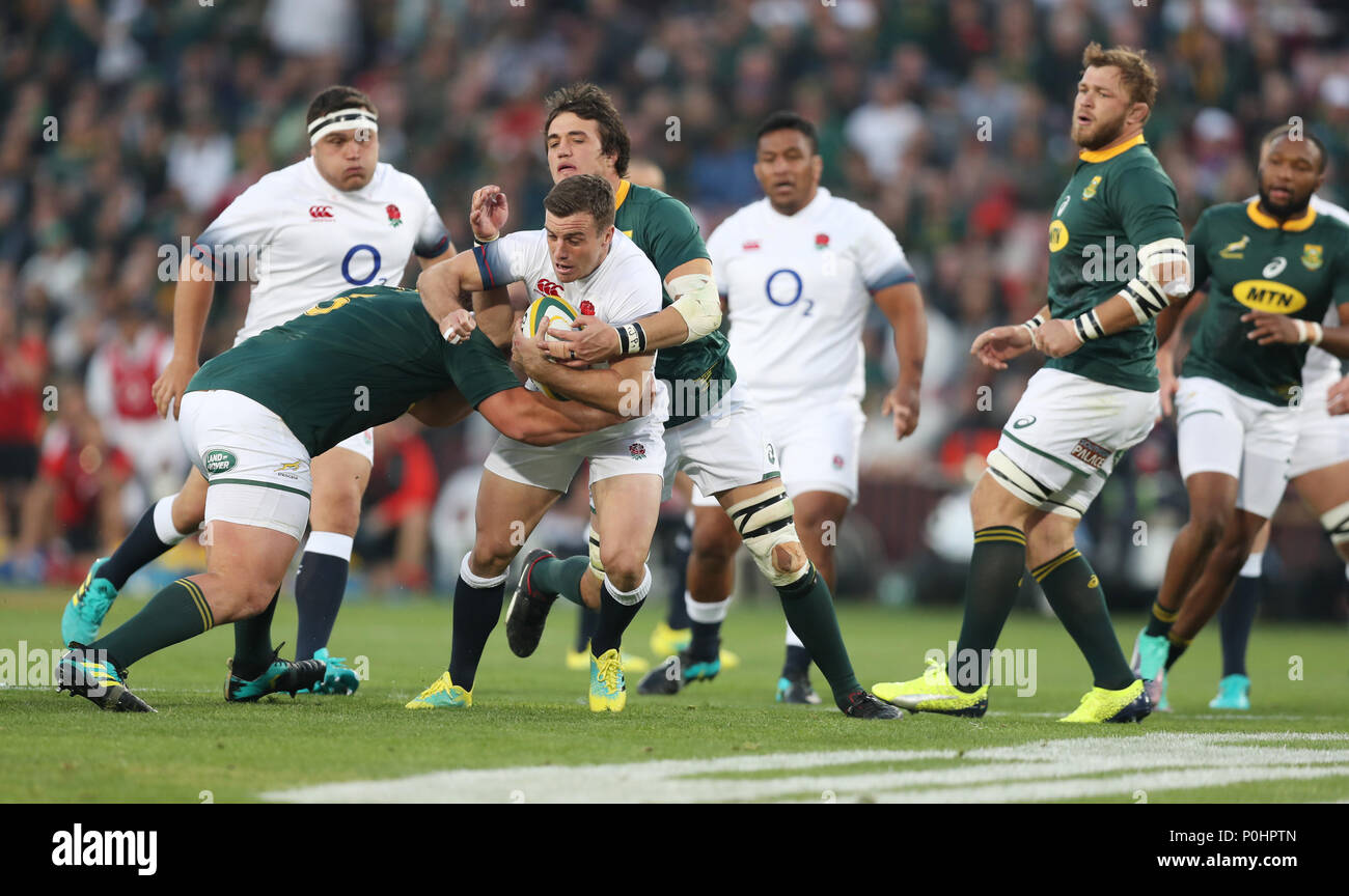 Tackled rugby england south africa test hi-res stock photography and images  - Alamy