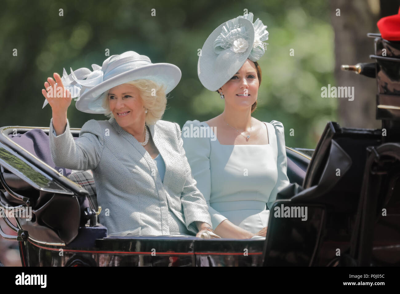 London Uk 9th June 18 Hrh Camilla Duchess Of Cornwall And Catherine Duchess Of Cambridge Ride London Uk 9th June 18 Hrh Camilla Duchess Of Cornwall And Catherine Duchess Of Cambridge Ride