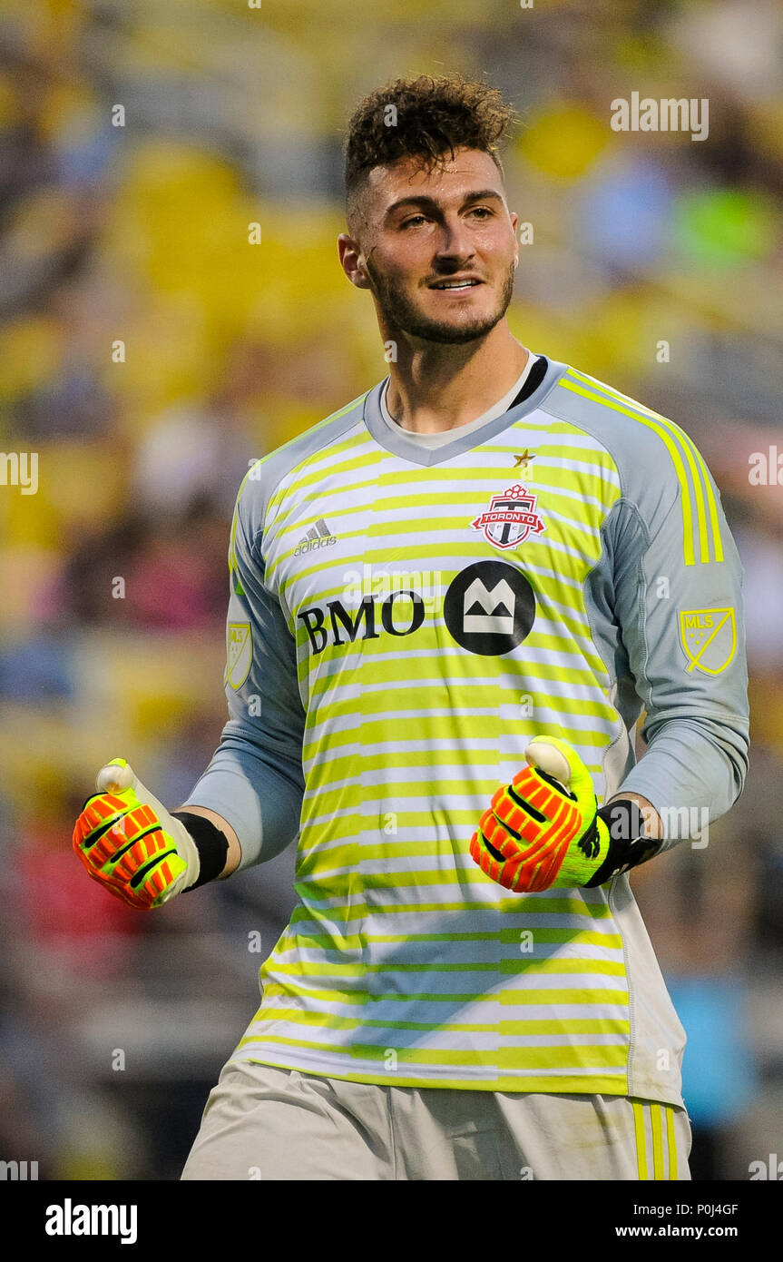 Toronto Fc Goalkeeper Jersey . Saturday June 2 2018 Toronto Fc Goalkeeper Alex Bono 25 Reacts To A Toronto Fc Goal In The Second Half Of The Match Between Toronto Fc And Columbus Crew Sc At Mapfre