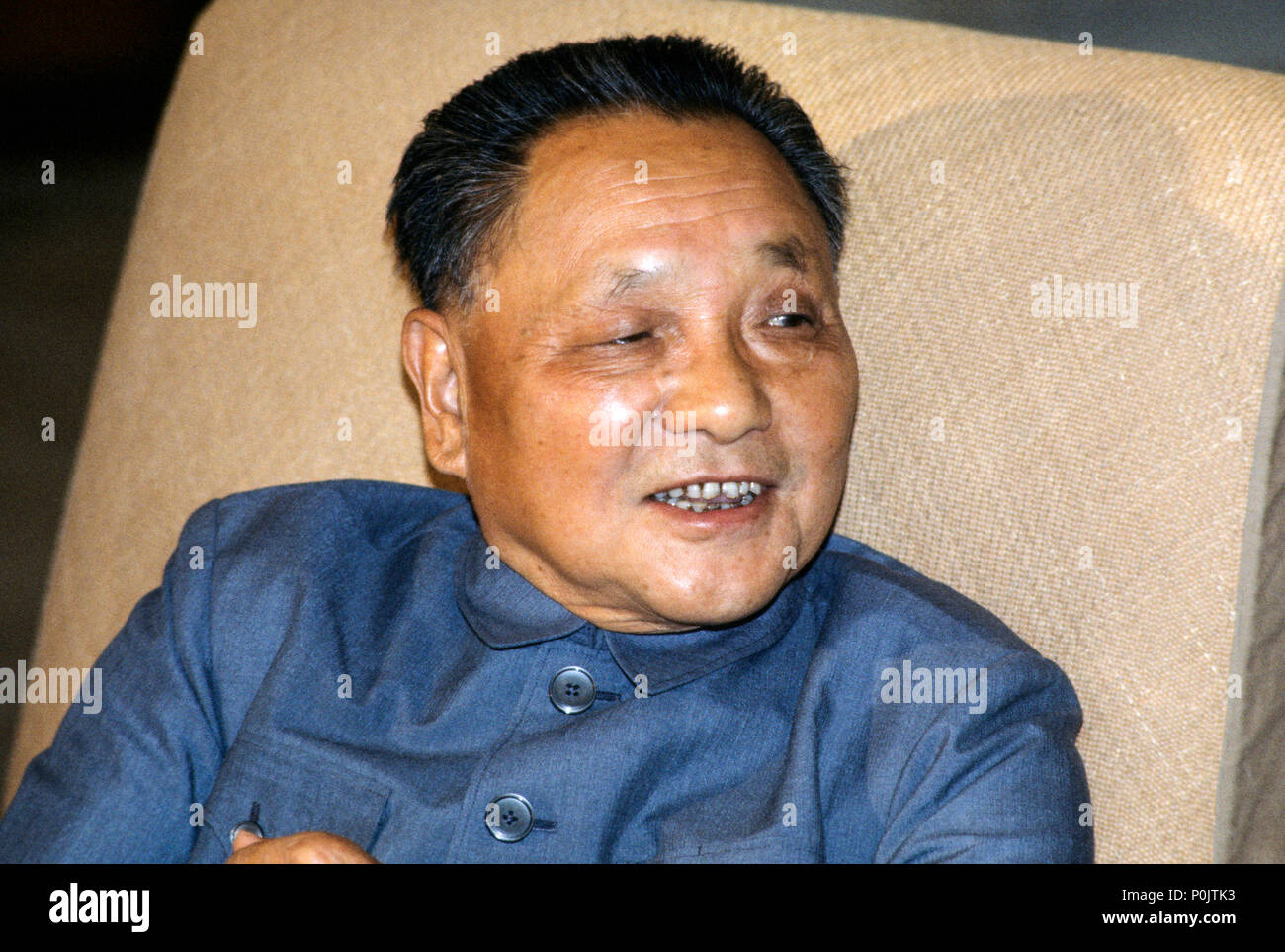 DENG XIAOPING Chines leader he was the paramount leader of the people´s republic of China Stock Photo