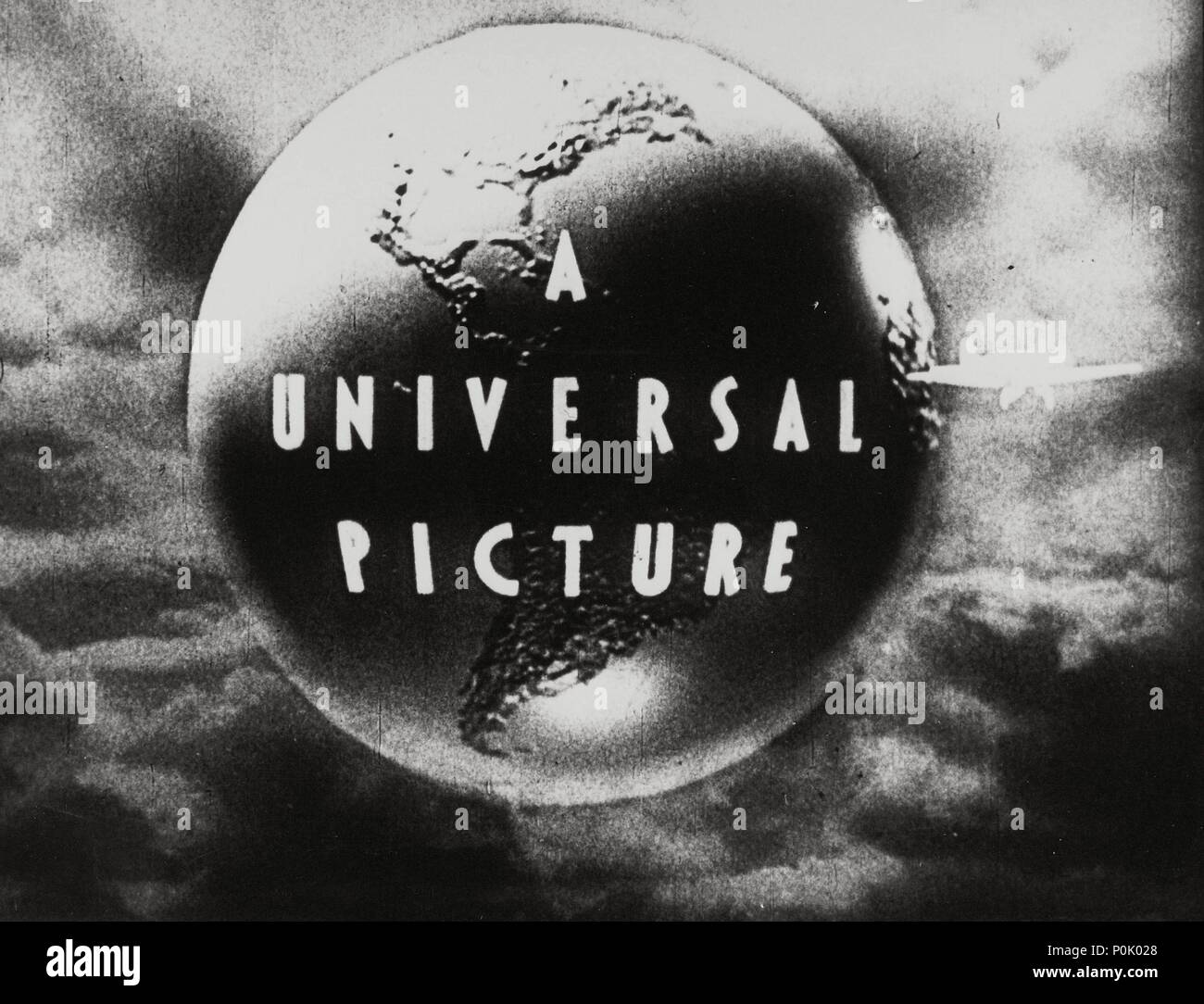 Description: Universal Studios original logo.. Original Film Title: FILM  HISTORY: UNIVERSAL STUDIOS. English Title: FILM HISTORY: UNIVERSAL STUDIOS  Stock Photo - Alamy