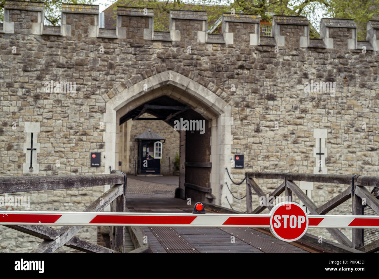 London tower gate Stock Photo