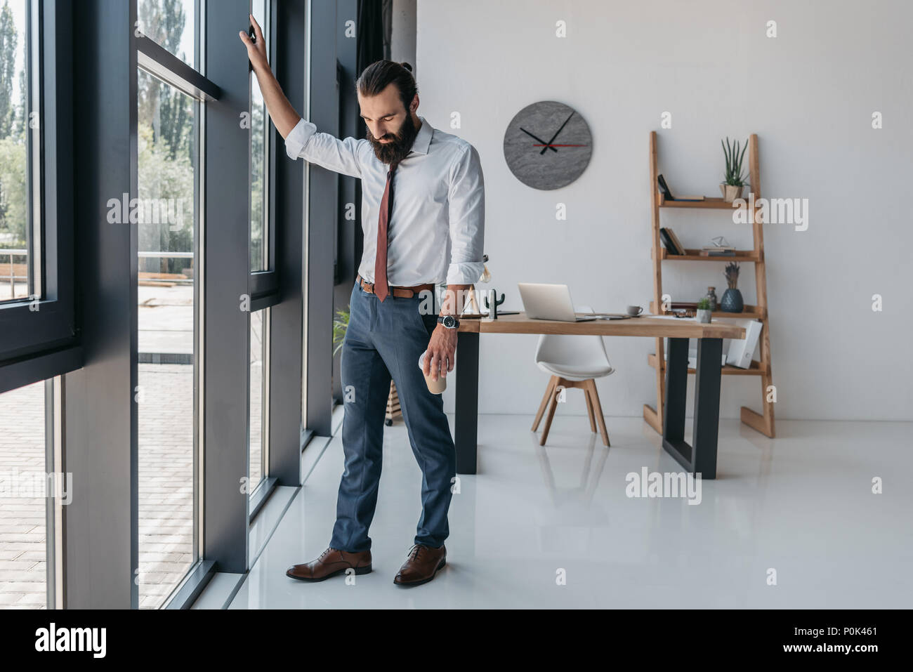 Modern loft office hi-res stock photography and images - Alamy