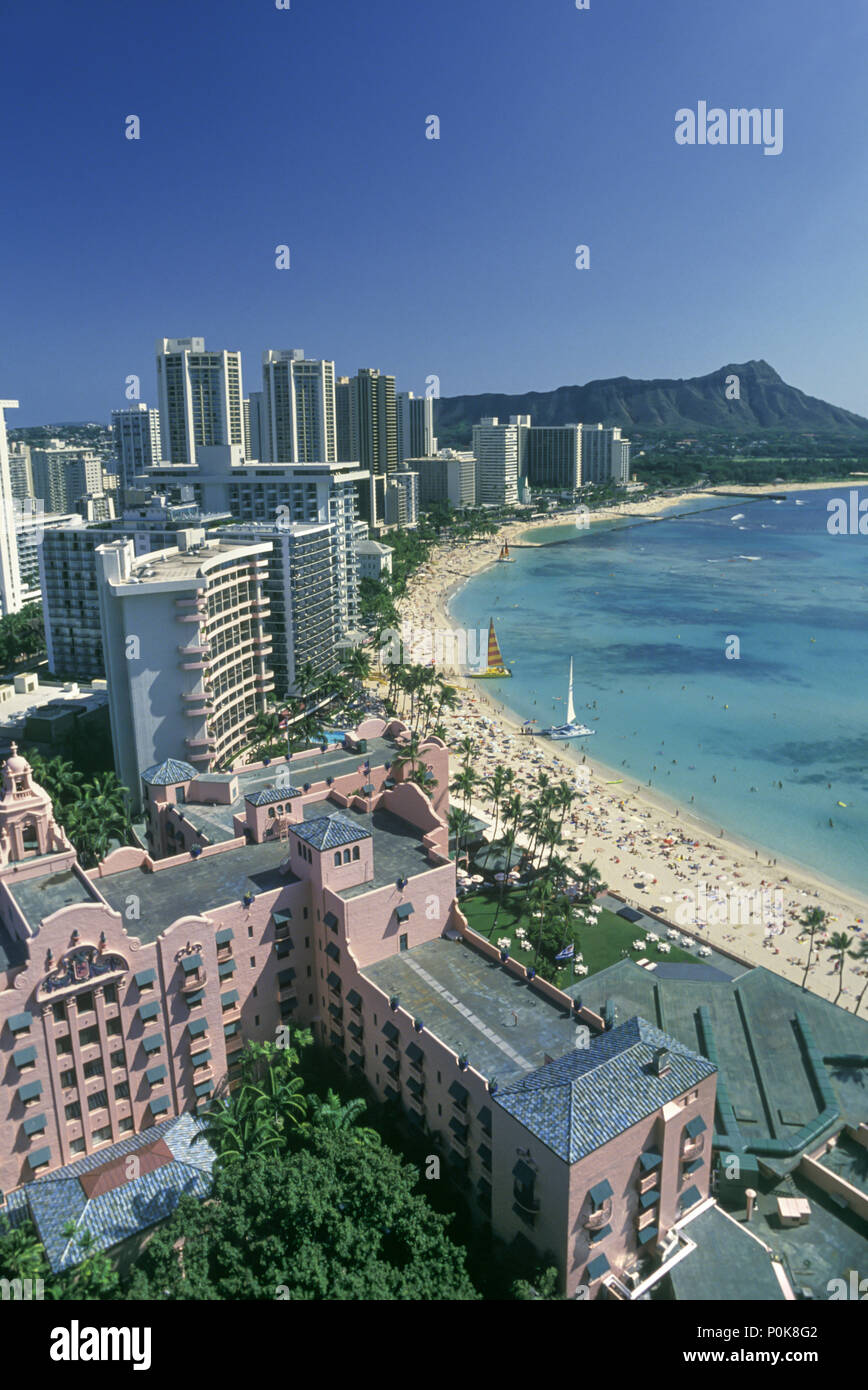 1993 HISTORICAL HOTELS WAIKIKI BEACH AND DIAMOND HEAD HONOLULU OAHU ...