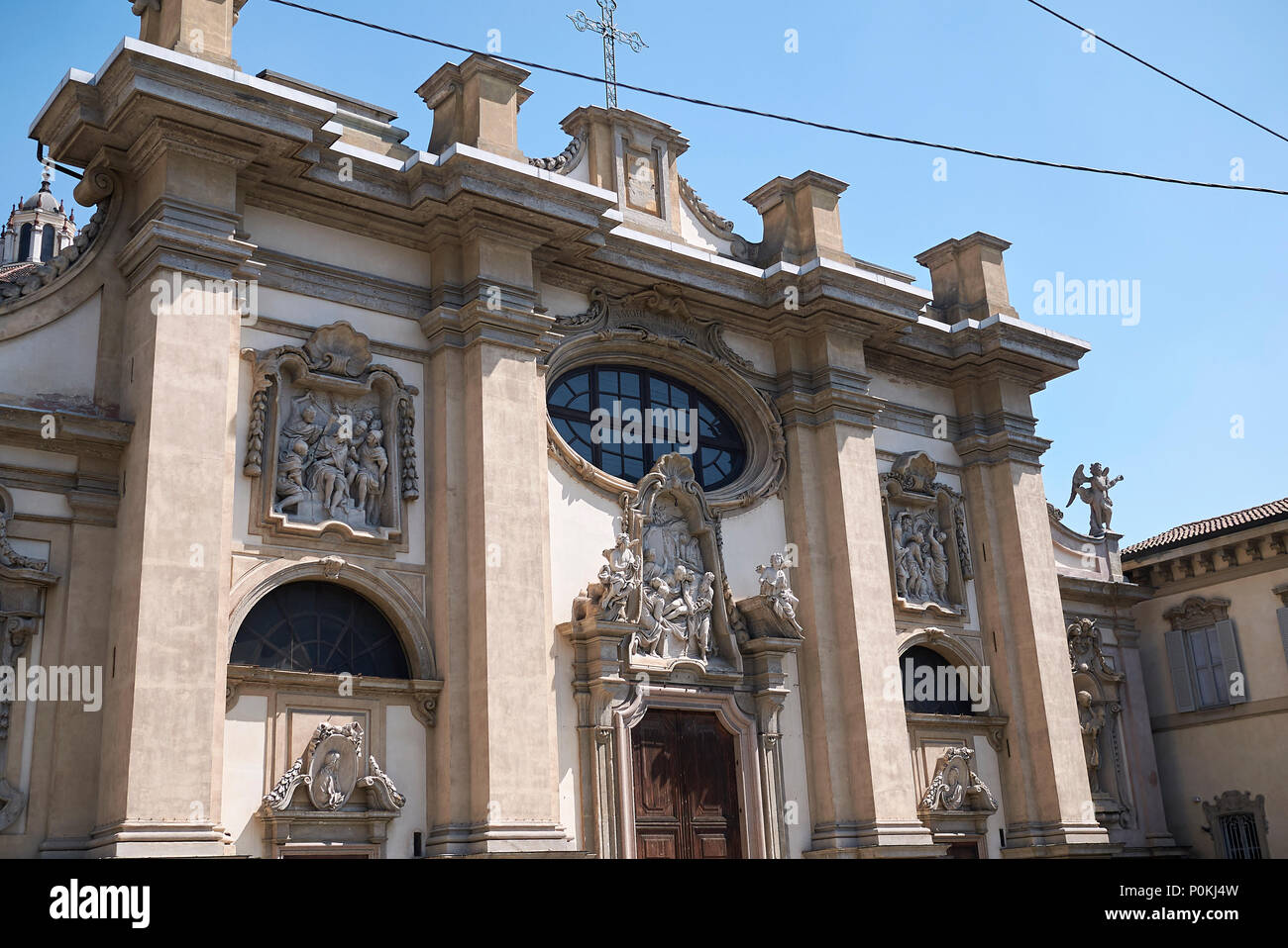 Milan, Italy - April 20, 2018: 'Santa Maria della Passione' church Stock Photo