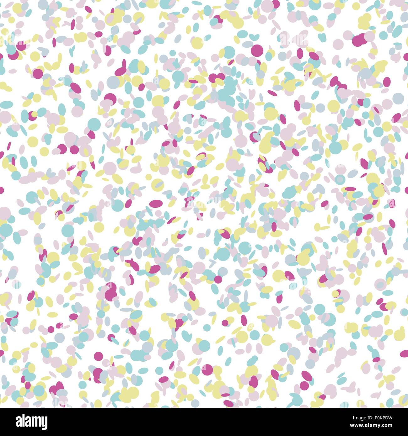 Confetti background. Bright colors. Abstract seamless pattern. Colorful confetti dots. Party