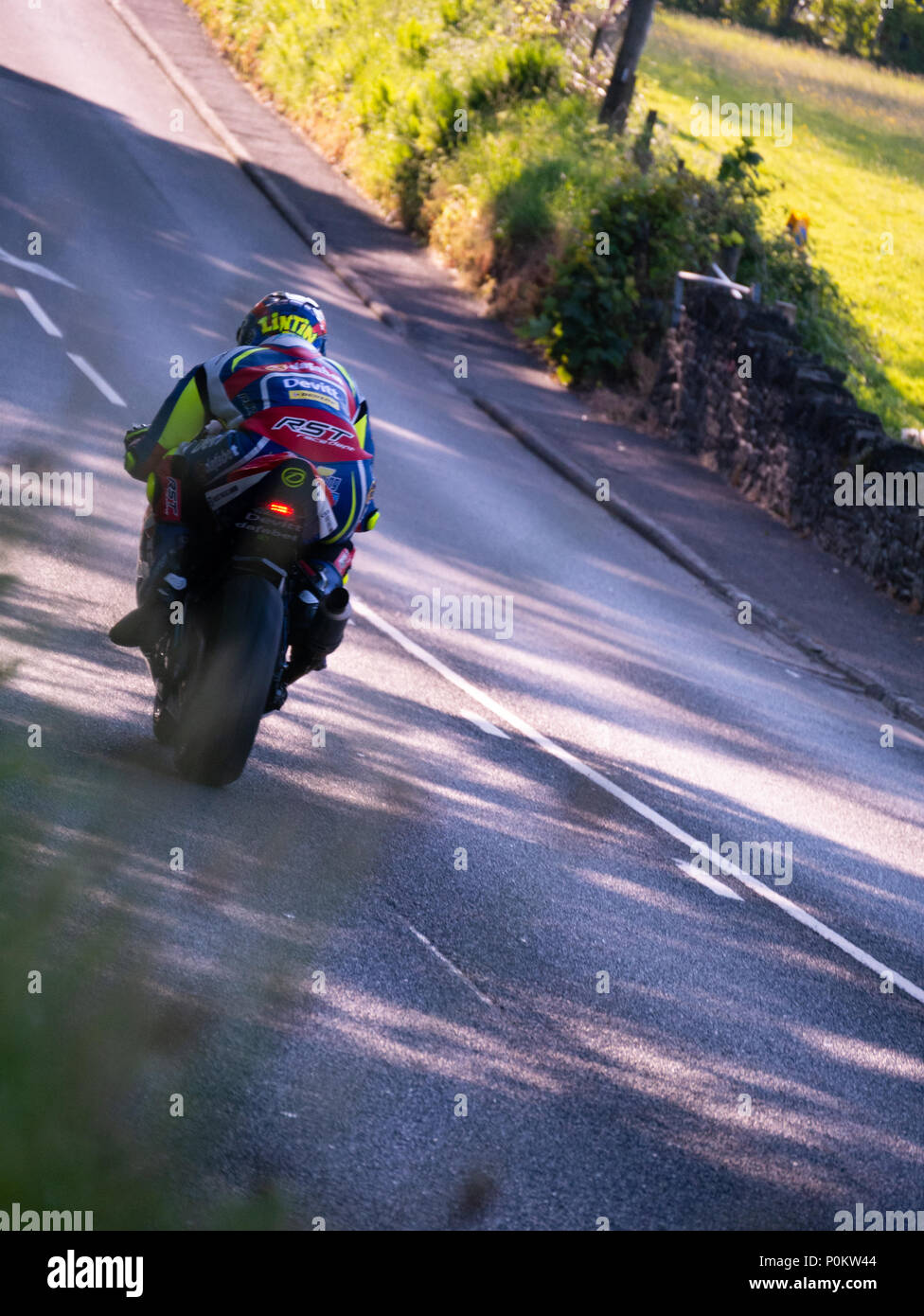 Isle of man tourist trophy track hi-res stock photography and images ...