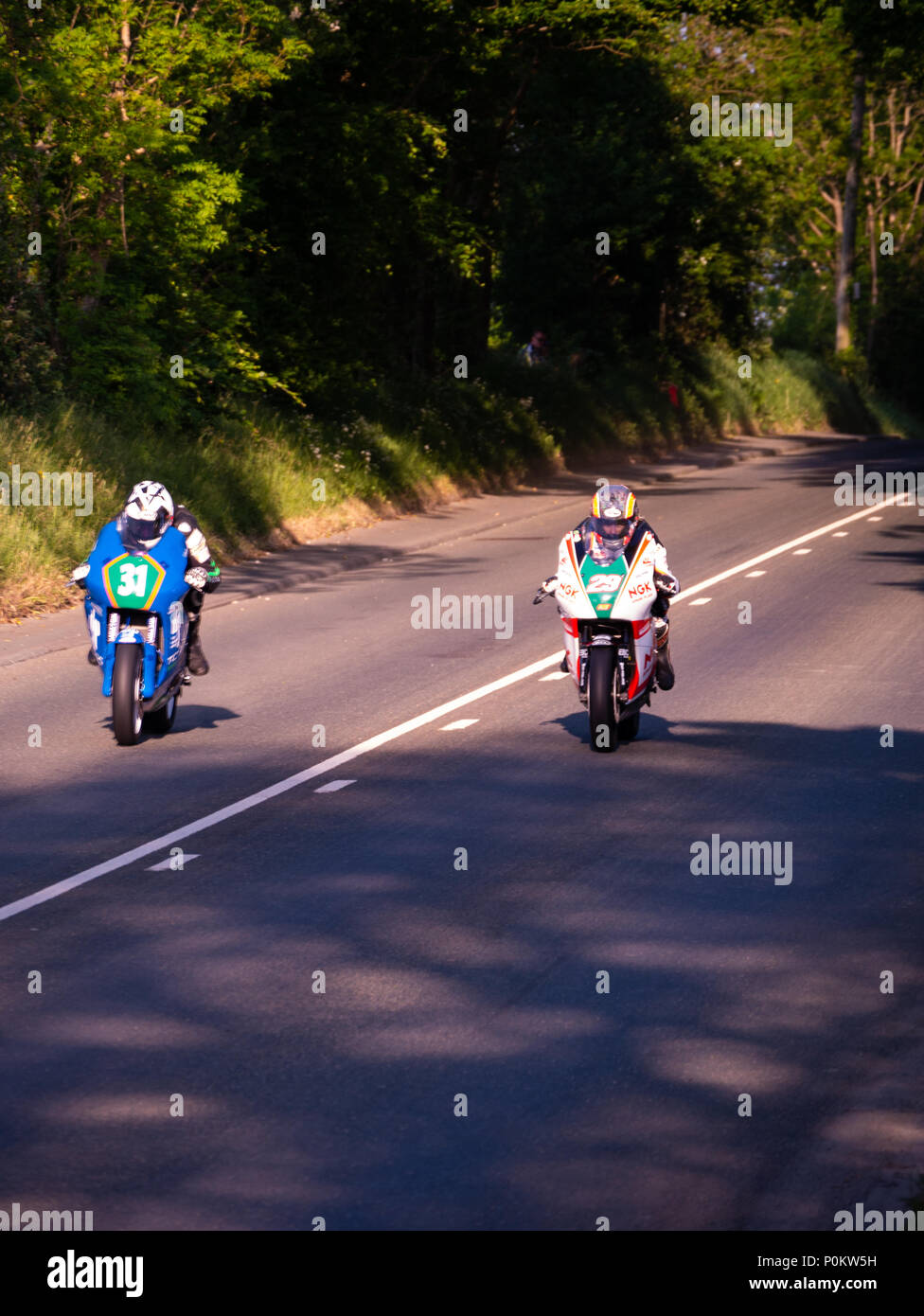 Isle of man tourist trophy track hi-res stock photography and images ...