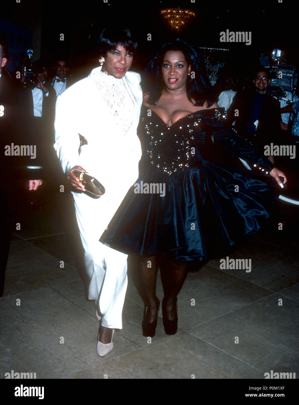 BEVERLY HILLS, CA - SEPTEMBER 07: (L-R) Singers Natalie Cole and Patti LaBe...