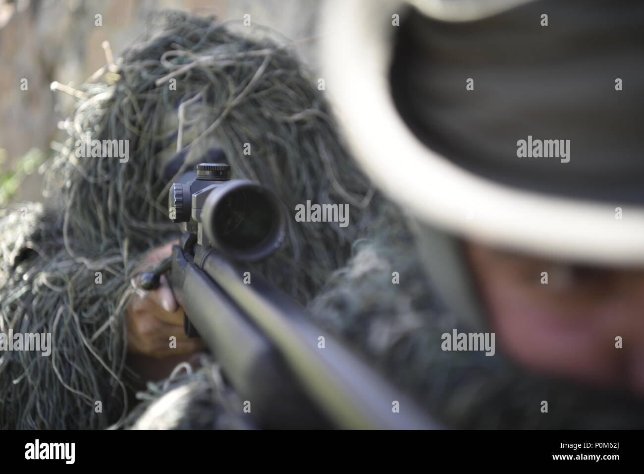 KABUL, Afghanistan (June 2, 2018) A commando sniper team at the Afghan National Army Special