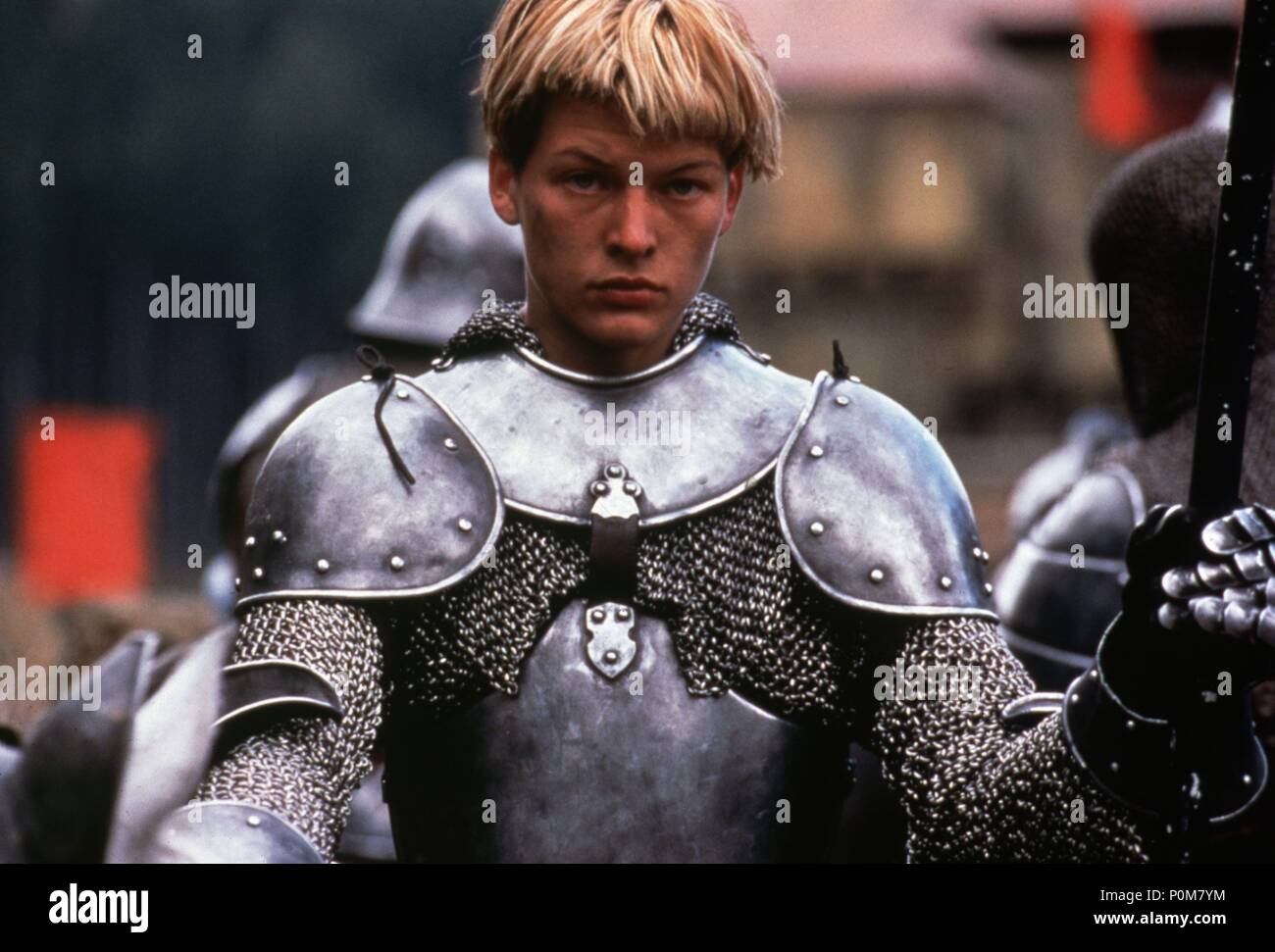 Original Film Title: JEANNE D'ARC. English Title: MESSENGER: THE STORY OF JOAN  OF ARC. Film Director: LUC BESSON. Year: 1999. Stars: JEANNE D'ARC; MILLA  JOVOVICH. Credit: GAUMONT / ENGLISH, JACK / Album