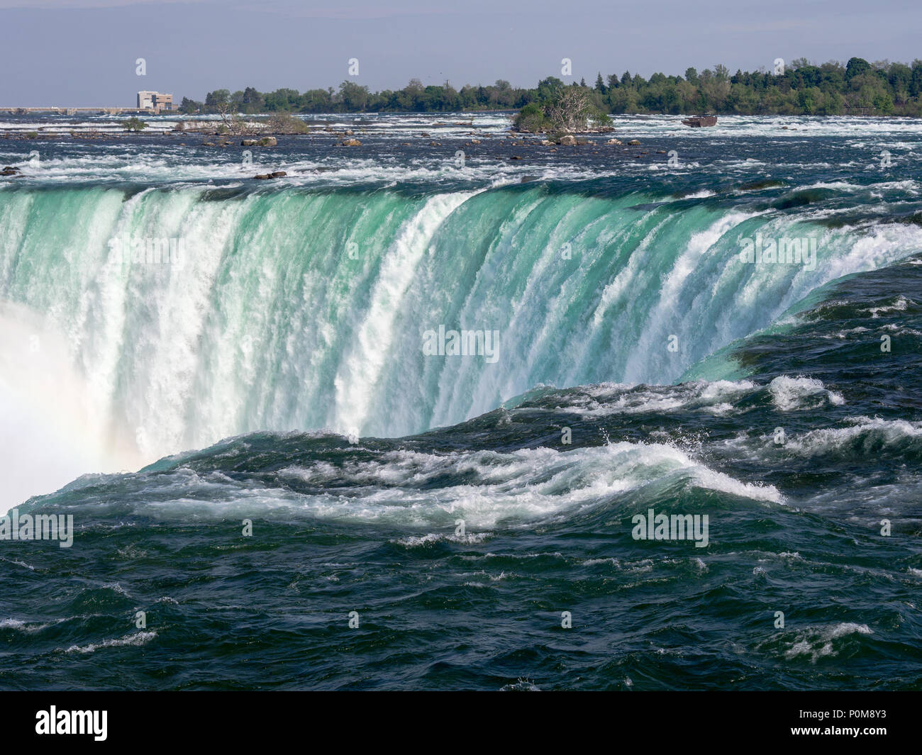 Horseshoe falls, Niagara Falls as seen from Ontario, Canada side Stock