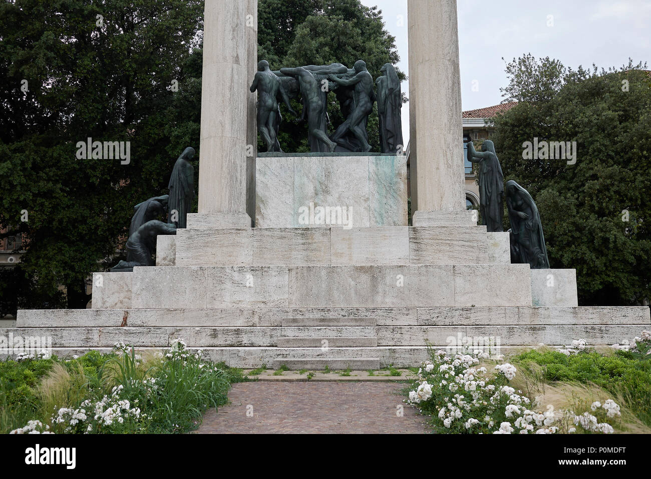 Treviso, Italy - May 29, 2018: View of Monumento ai Caduti (Gloria ...