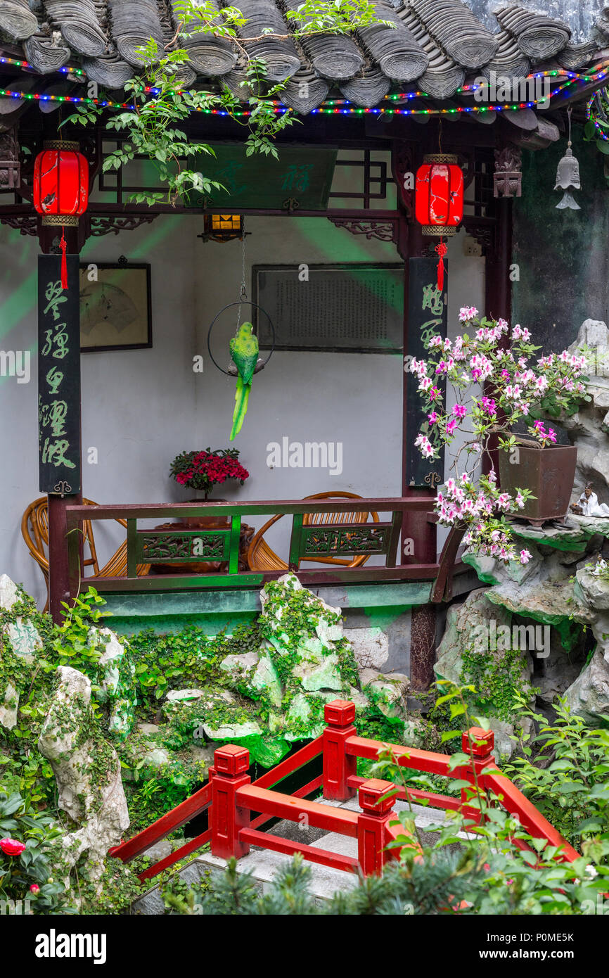 Yangzhou Jiangsu China Decorations In A Small Traditional