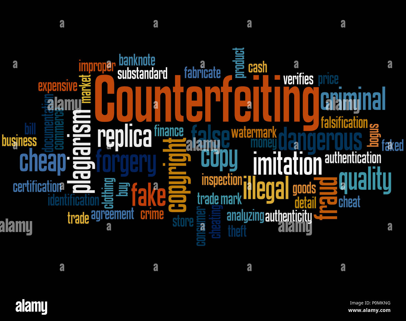 Fake goods word hi-res stock photography and images - Alamy