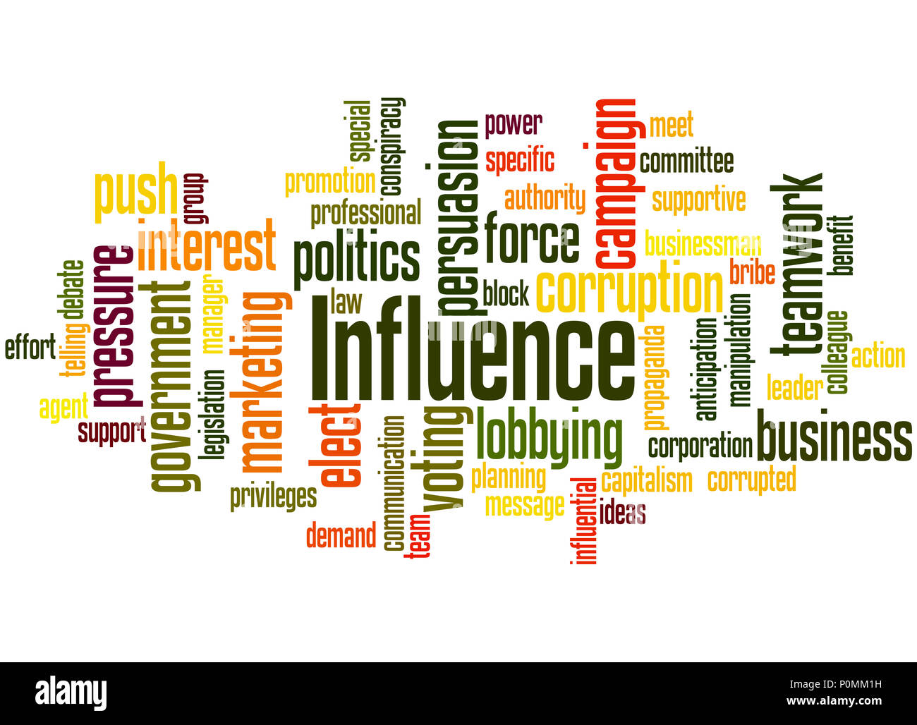 influence-word-cloud-concept-on-white-background-stock-photo-alamy