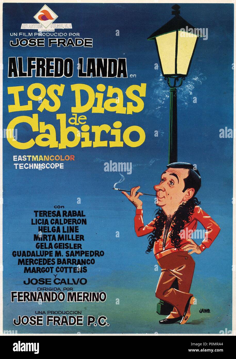 Original Film Title: LOS DIAS DE CABIRIO.  English Title: LOS DIAS DE CABIRIO.  Film Director: FERNANDO MERINO.  Year: 1971. Credit: JOSE FRADE PRODUCCIONES CINEMATOGRAFICAS / Album Stock Photo