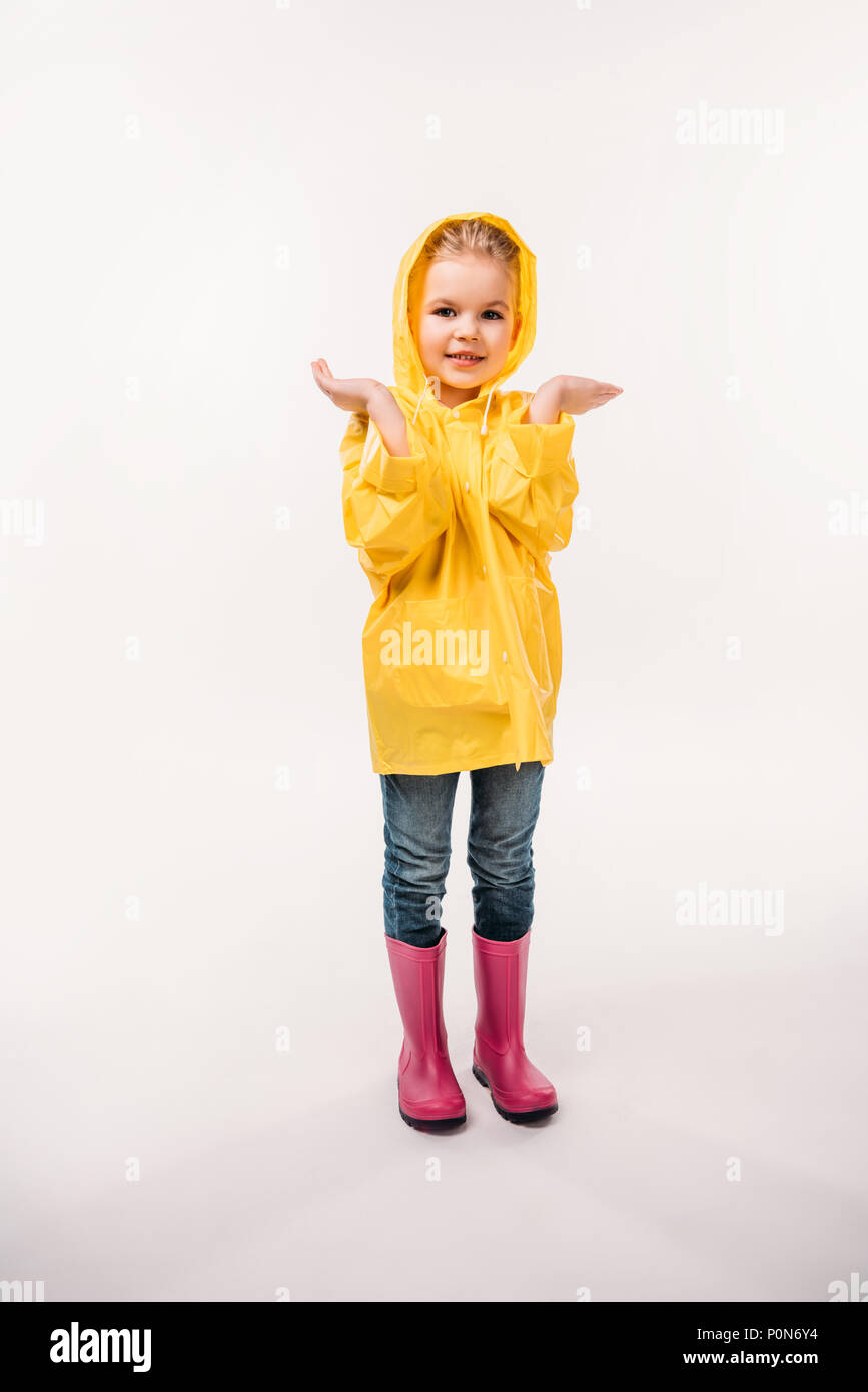 kid raincoat and boots