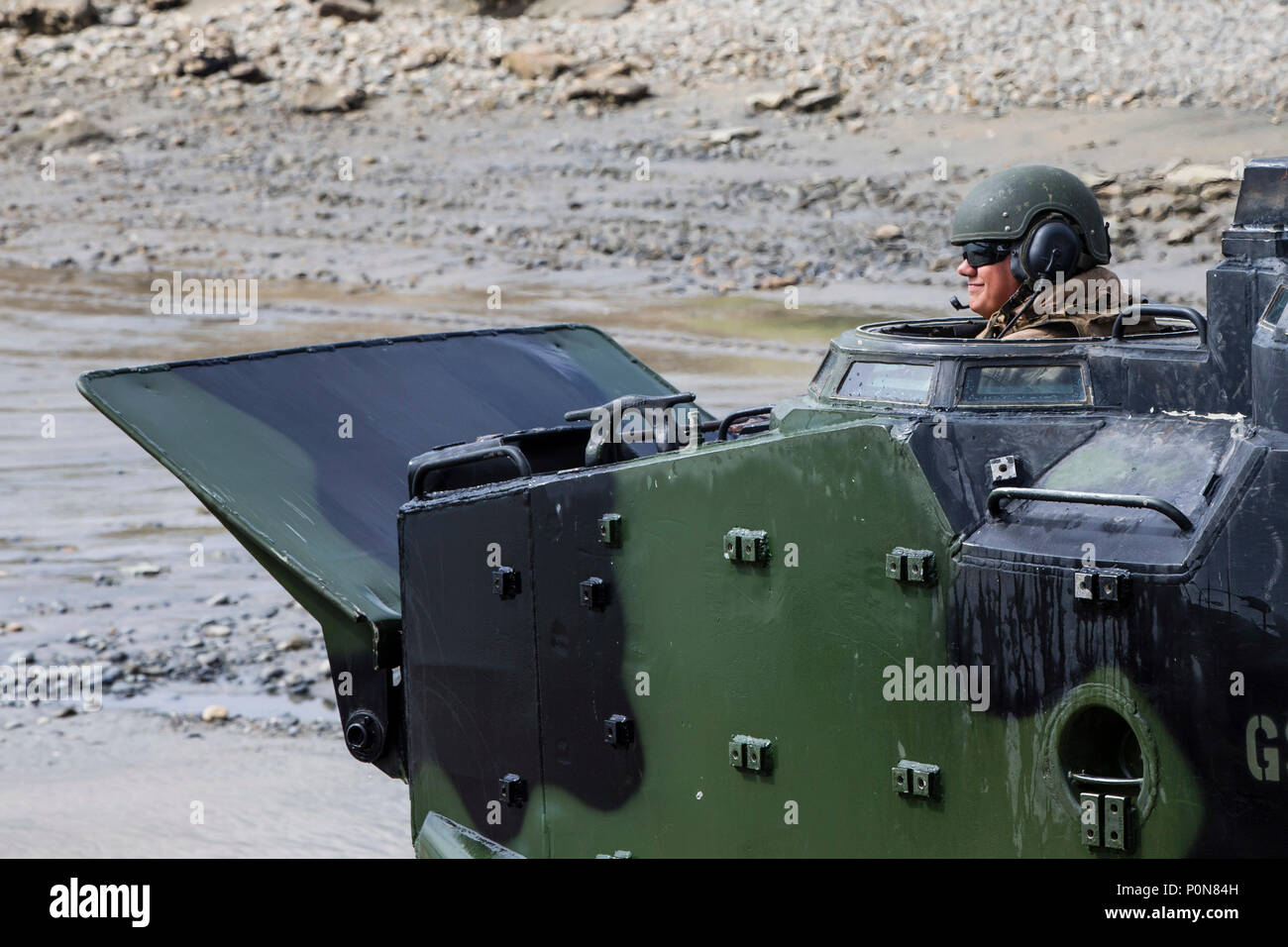 Sgt. Joseph Fields, assault amphibious vehicle crew chief and practical ...