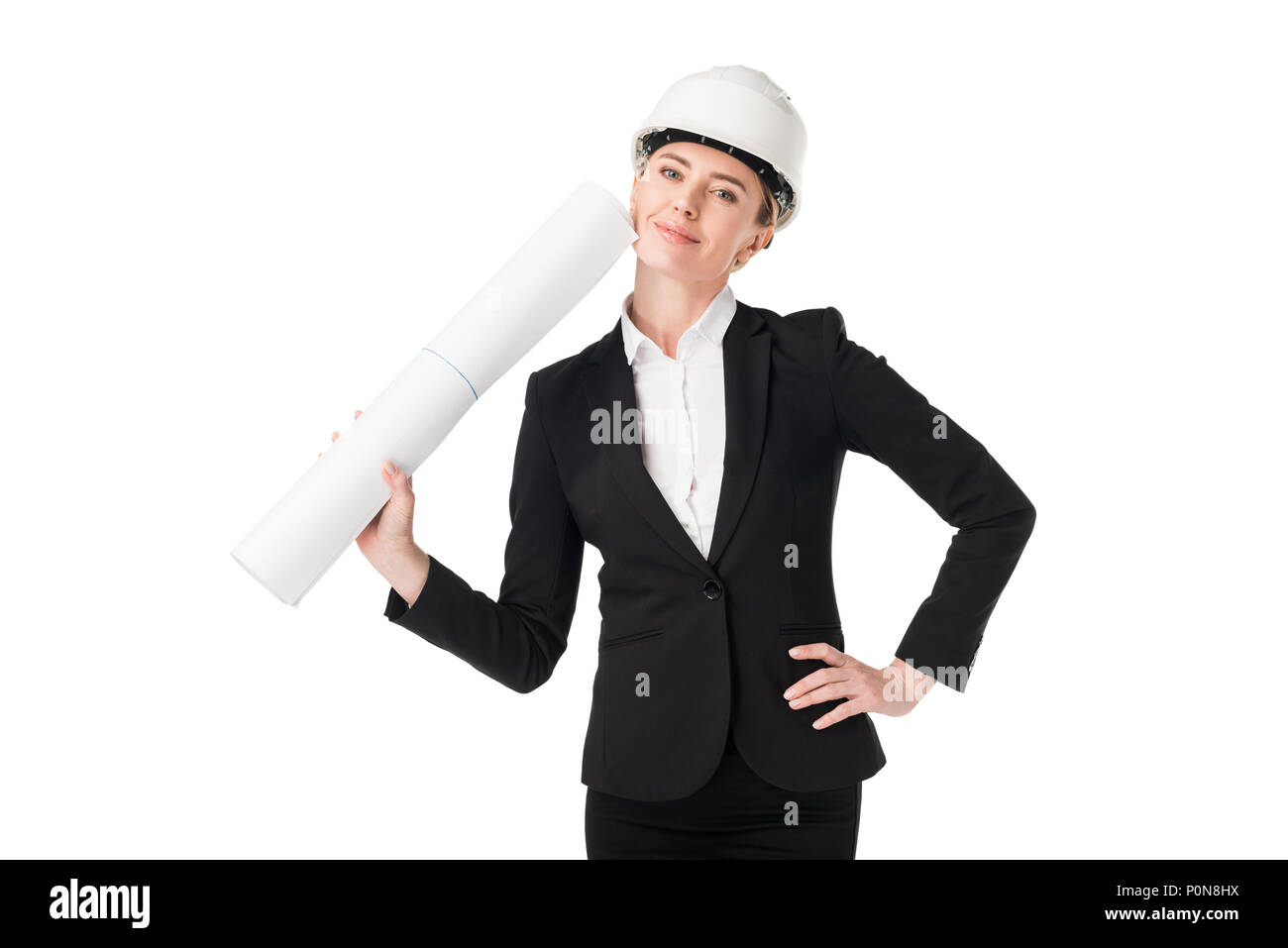 Female architect in suit hi-res stock photography and images - Alamy