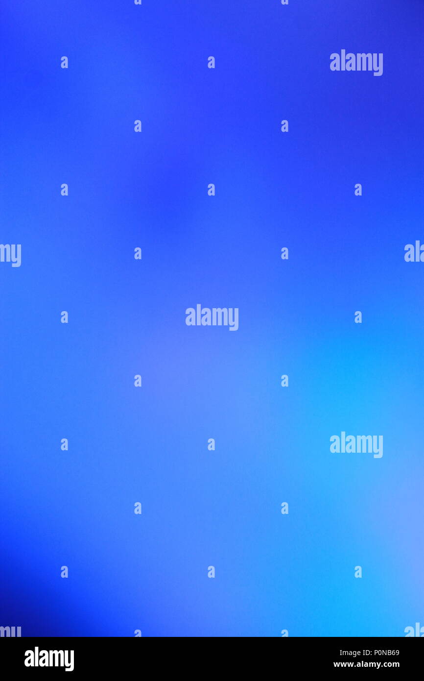 Abstract defocused blue color gradient background Stock Photo
