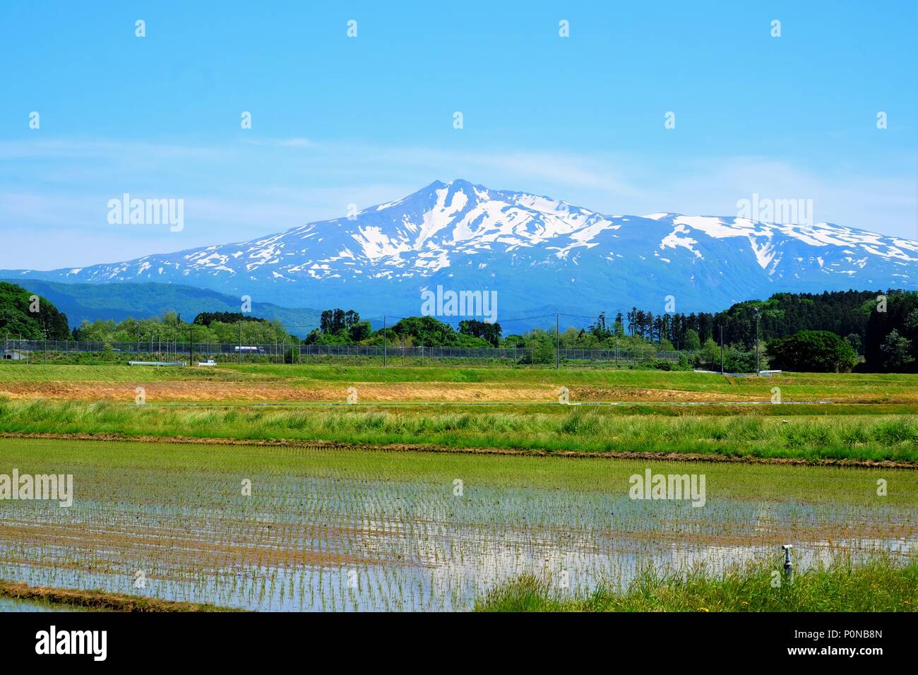 Mount Chōkai Stock Photo Alamy