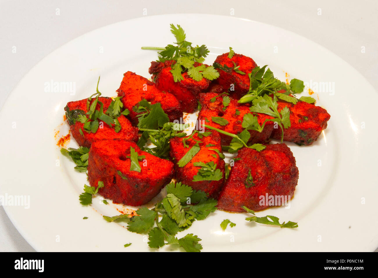 chicken tikka starter Stock Photo Alamy