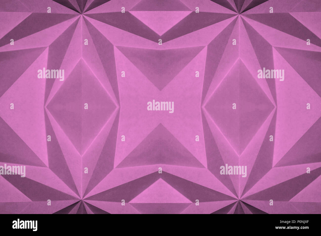 pink, Spring Crocus Pantone 17-3020, Origami based monochrome abstract  paper angular wallpaper background with negative space for titles Stock  Photo - Alamy