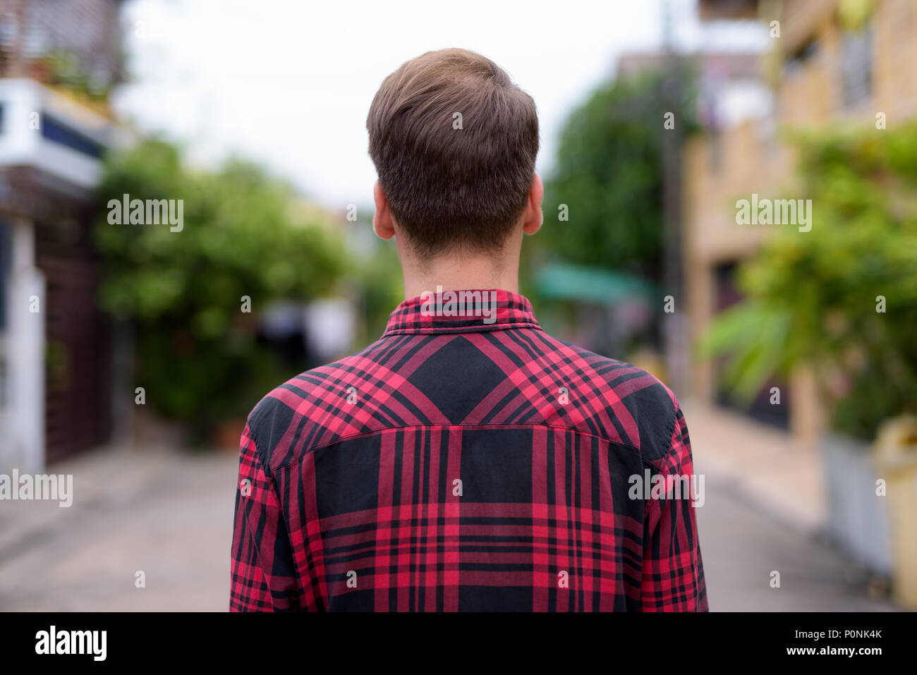Man rear view hi-res stock photography and images - Alamy
