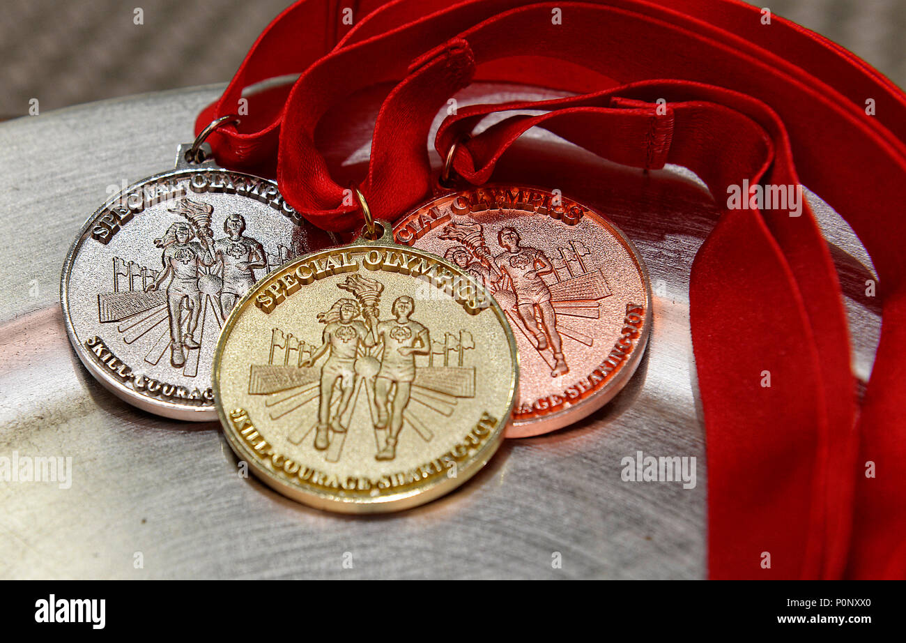 Gold Silver Bronze Medals Olympics High Resolution Stock Photography And Images Alamy