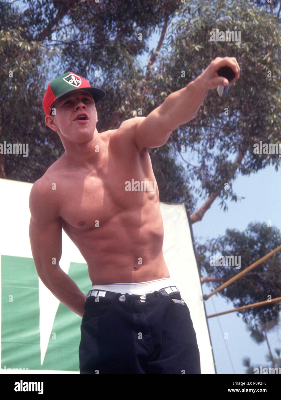 EAST LOS ANGELES, CA - SEPTEMBER 15: Singer/rapper Mark Wahlberg, aka