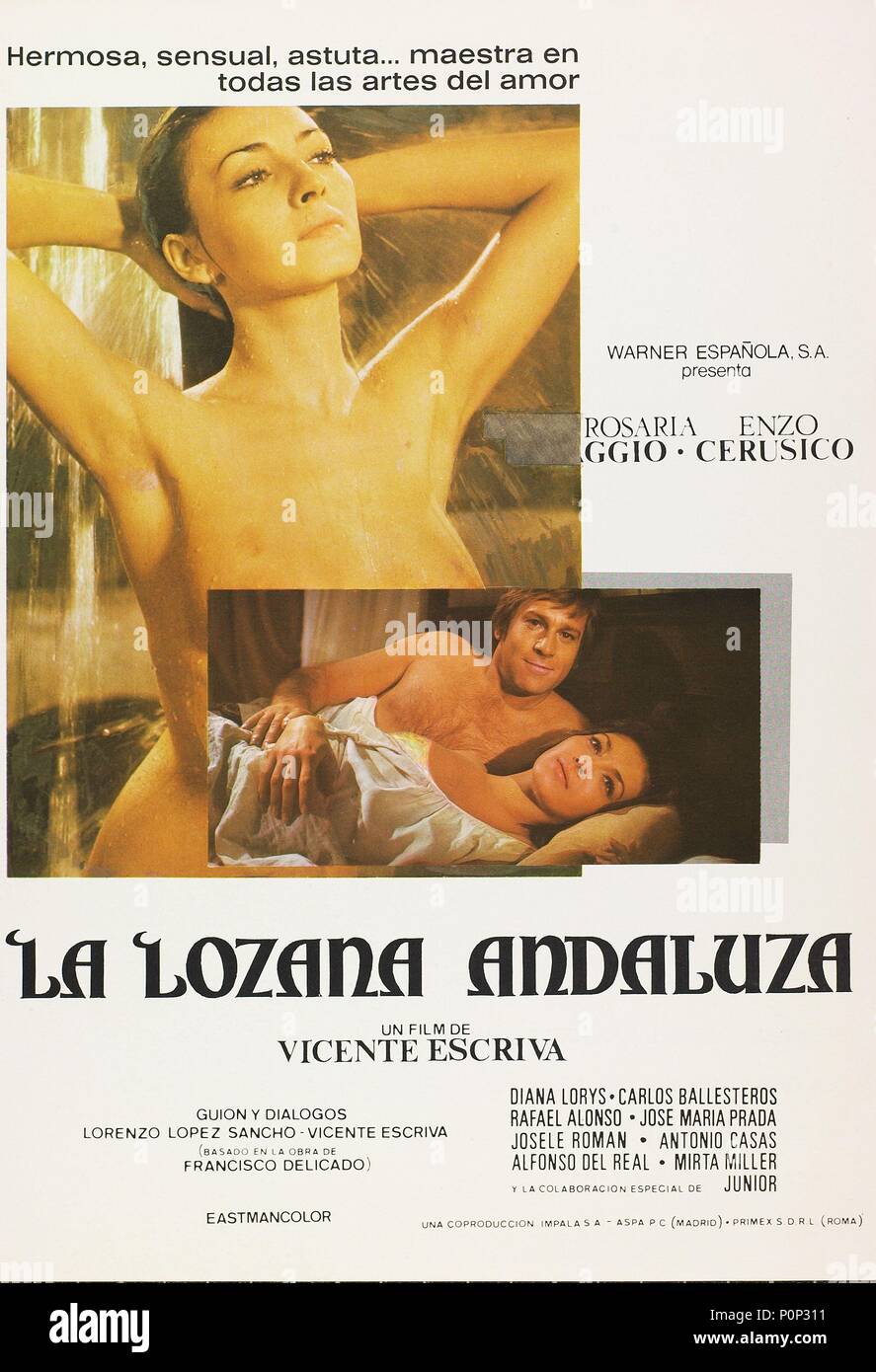 Original Film Title: LA LOZANA ANDALUZA.  English Title: LA LOZANA ANDALUZA.  Film Director: VICENTE ESCRIVA.  Year: 1976. Credit: ASPA P.C./IMPALA SA/PRIMEX ITALIANA / Album Stock Photo