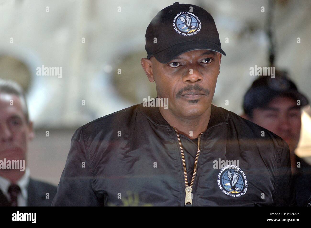 Original Film Title: S. W. A. T..  English Title: S. W. A. T..  Film Director: CLARK JOHNSON.  Year: 2003.  Stars: SAMUEL L. JACKSON. Credit: COLUMBIA PICTURES / MORTON, MERRICK / Album Stock Photo