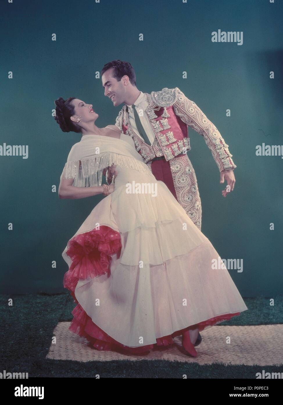 Original Film Title: FIESTA.  English Title: FIESTA.  Film Director: RICHARD THORPE.  Year: 1947.  Stars: CYD CHARISSE; RICARDO MONTALBAN. Credit: M.G.M. / Album Stock Photo